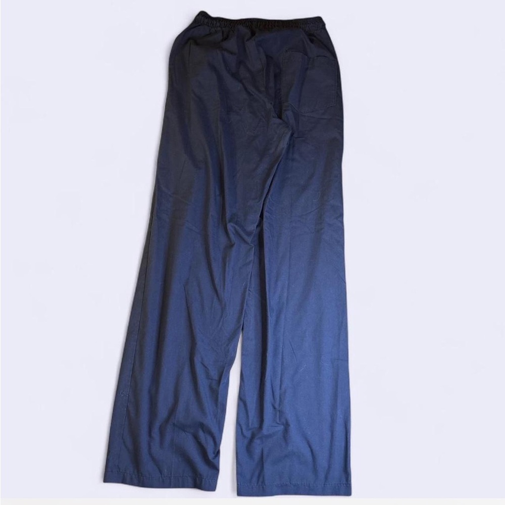 Vintage Ellen's Navy Blue Scrub Pants Women's Medium Made in USA - Picture 7 of 7